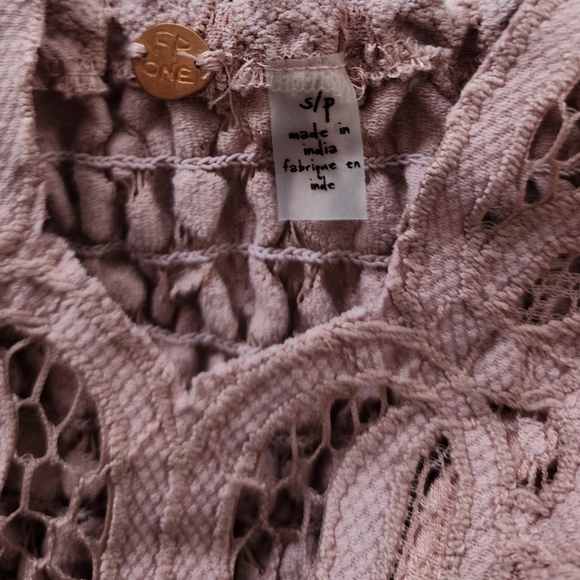 Sale! Free People Adella Cami Top Dusty Mauve Small - Picture 6 of 8